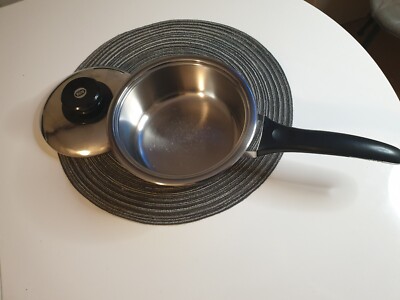 AMC Stieltopf,Kasserolle 16 cm, Höhe 6 cm mit Deckel, Induktion
