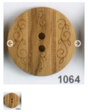 Dill Buttons ~ (1064) - 7/8" - 1 ct