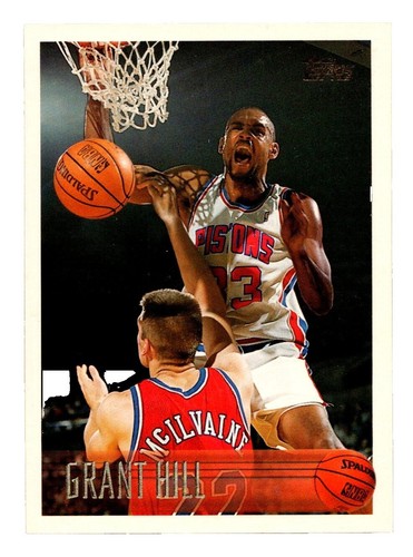 Big Man On Court Grant Hill NBA Trading Card Z-Peak Used