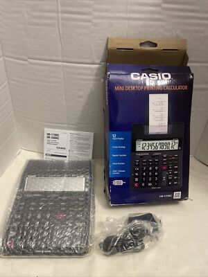 Casio HR-10RC Handheld Portable Printing Calculator