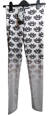 Five Finger Death Punch taillierte Leggings weiß Damen Medium FFDP