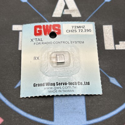 Grand Wing Servo. GWS. X'Tal / Micro Crystal. Channel 25 72.290