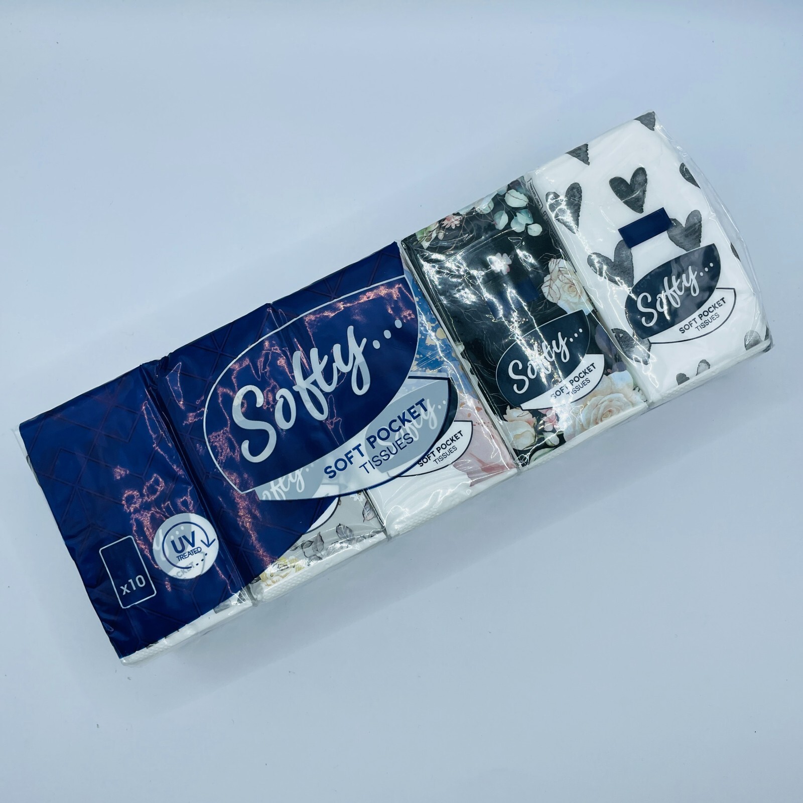 Softy Pocket Tissues 30 x Packs 3ply Hankerchiefs UV Treated Soft