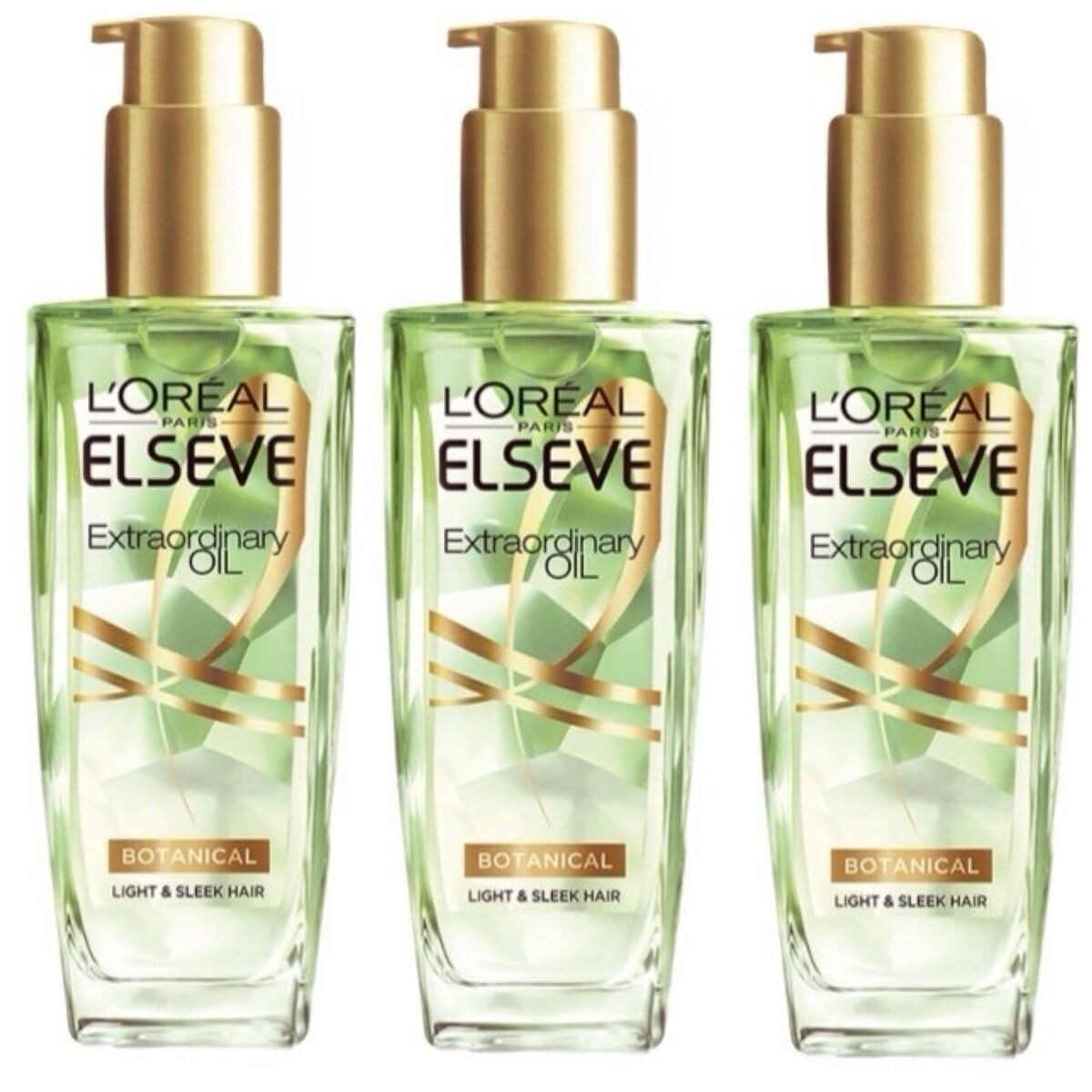 3X L'Oreal Paris Elseve Extraordinary Oil Botanical Light 3X L'Oreal Paris Elseve Extraordinary Oil Botanical Light