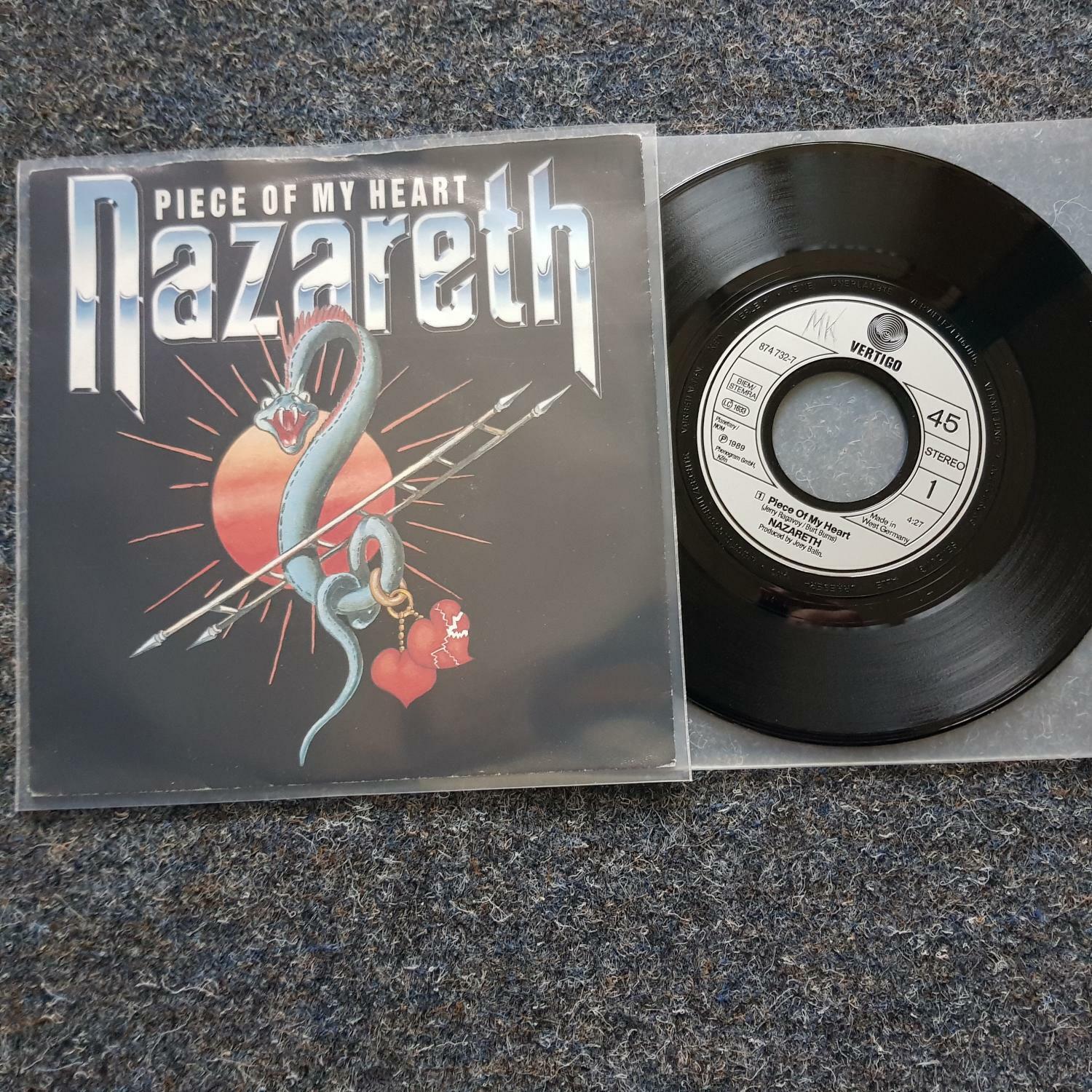 7"" Single Vinyl Nazareth - Piece of my heart GERMANY