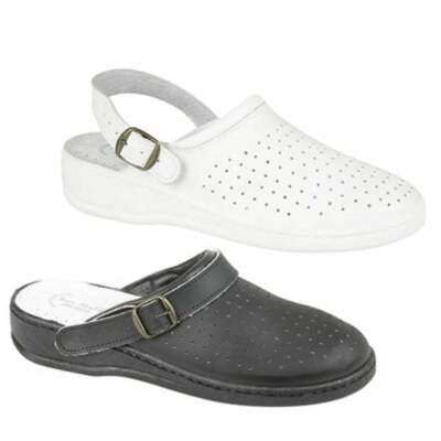 leather mule sneakers