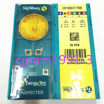 Taegutec CCGT09T304FL K10 CNC Blade – 10PCS/box, New Original, Made In Korea
