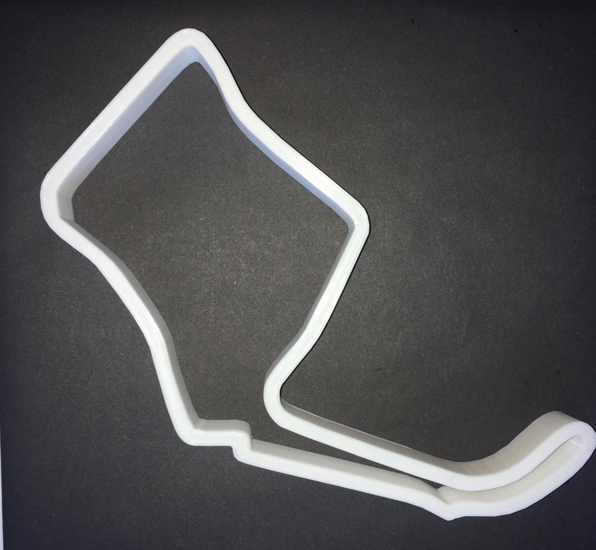 Oulton Park Circuit Replica Track Art Freestanding Wall Mounted Race Track 3D