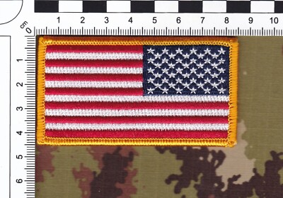 Full Color U.S. Flag Patch - Reverse Shoulder Patch
