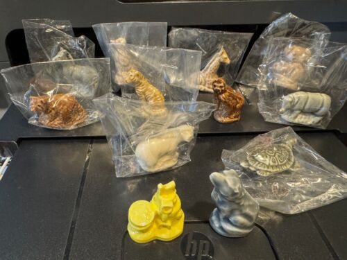 12 pc Lot - Wade Pottery Figurines - Red Rose Tea