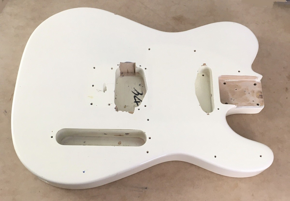 Vintage 1990s Blonde Fender Solid Tele Body Natural Relic Olympic