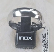 INOX Men's Stainless Steel Eternal Band Smooth Ring 5mm Sz 10, 11, 12, FRM49996