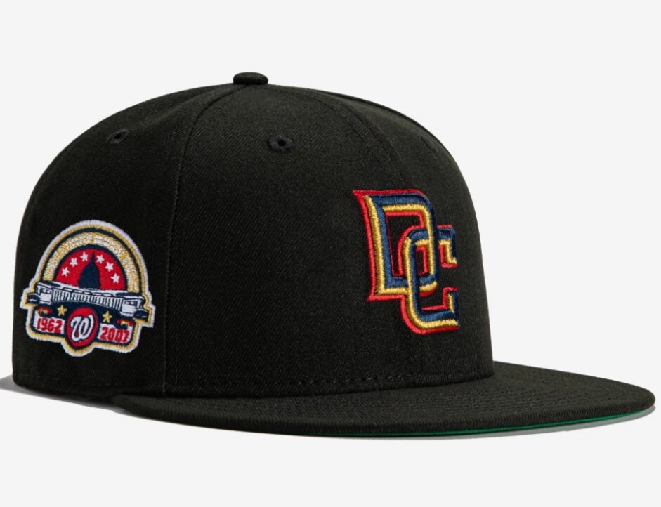 Hat Club Exclusive Black Dome Dc Nationals New Era Fitted 7 1/2 | eBay