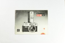 Canon Canonet G-III 17 Instruction Manual