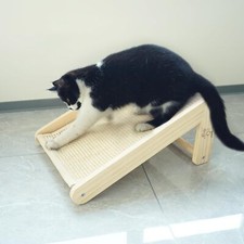 LOVMIOAW Cat Scratcher Sisal Cat Scratching Ramp L Shape Cat Scratcher for In...