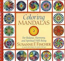 Coloring Mandalas 2 Susanne F. Fincher 2004, Spiral PB Adult coloring Book