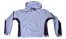 Nike Therma-FIT Purple Black Hoodie Sweatshirt Womens Size M Long Sleeve READ