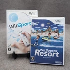 Wii Sports / Resort - Nintendo Wii Japanese Version NTSC-J CIB OEM *US SELLER