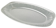 Oval Foil Platters Food Serving Trays Buffet Disposable Party 14" 17" Pack of 10