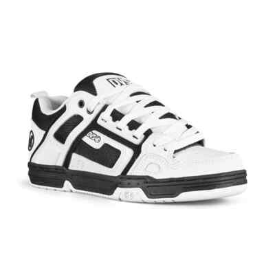 DVS Comanche Skate Schuhe - Weiß/Schwarz/Weißes Leder
