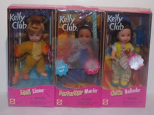 2000 Barbie Kelly Club 3 Pack Lion Liana Clown Belinda Performer Maria RARE SET*