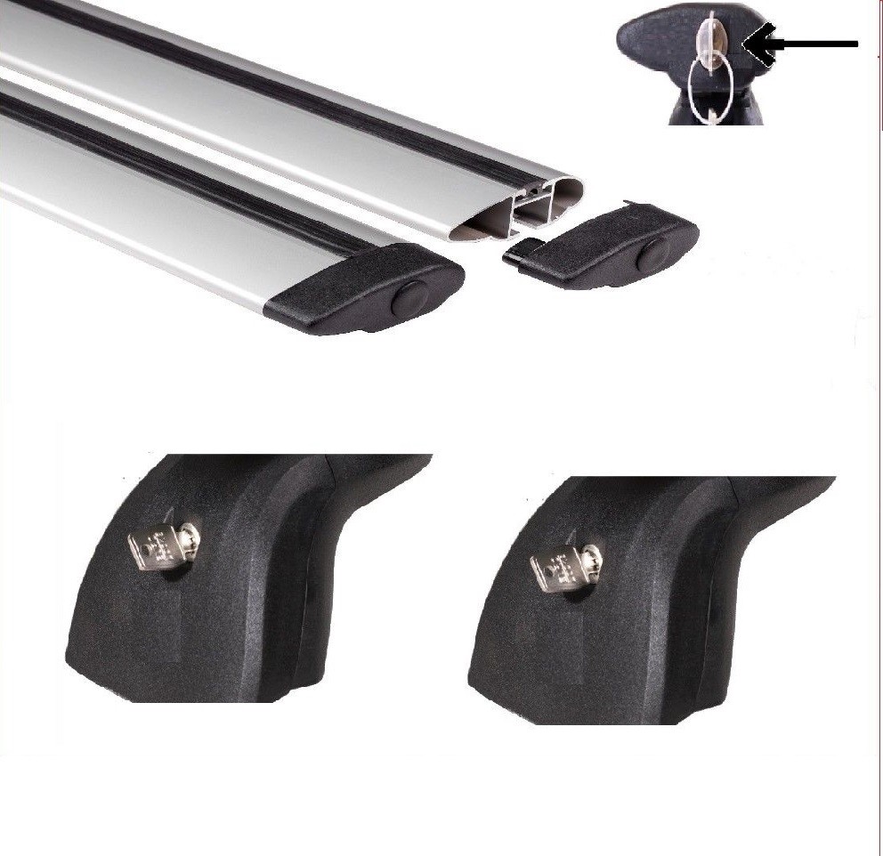 Roof Rack Dyn Bars M102B Dynamic Lockable 120cm For Vauxhall