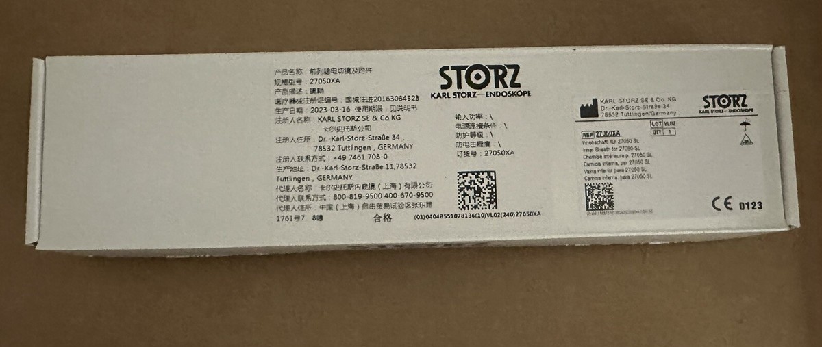 Storz 27050XA Inner Sheath 26Fr. Brand New. | eBay