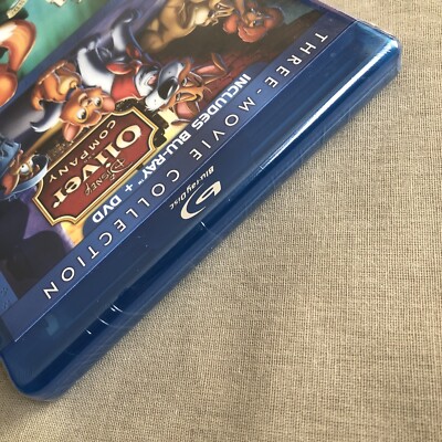 Disney  Blu-ray DVDセット Disney: Fox & Hound I & II & Oliver & Company (Blu-ray DVD 3-Film