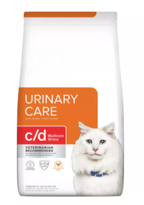 c/d Stress Urinary Care with Chicken Dry Cat Food; 4 lb