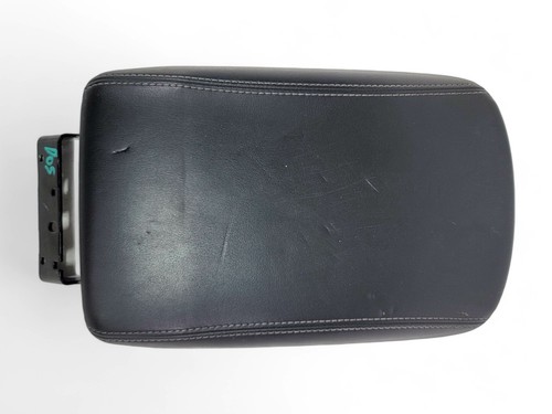 Infiniti Q50 15-22 Center Console Arm Rest Cover Leather Black, D005, OEM, 2015