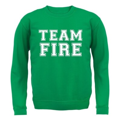 Team Fire - Erwachsenen Hoodie / Pullover - Gladiator TV Spiel Show Name