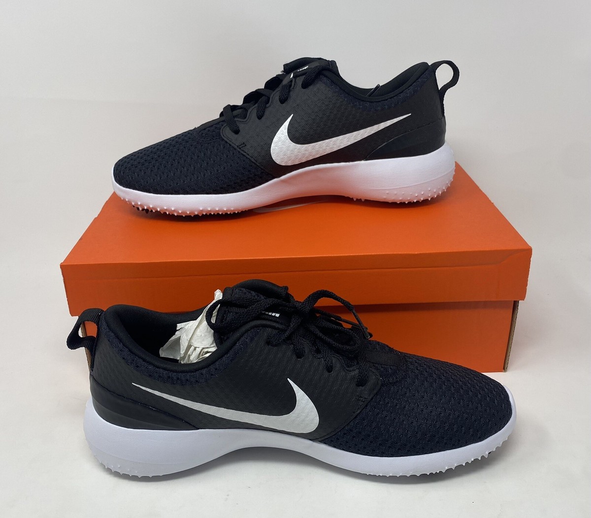 Nike Roshe G Golf Shoes Black White CD6065-001 Spikeless  display picture 3