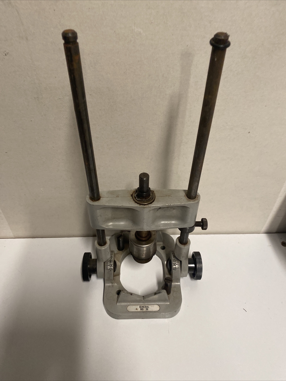 GENERAL DRILL GUIDE NO 36 PRECISION ADJUSTABLE TOOL JACOBS MULTICRAFT