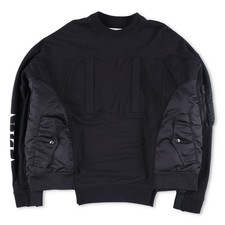 VALENTINO Mens Jumper Cotton Polyester Blend Black Crew Neck Size M RRP 1400