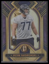 2023 Panini Gold Standard #175 Peter Skoronski Violet #/14