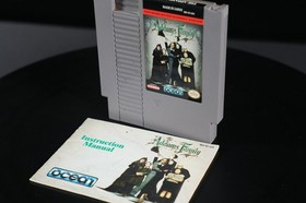 The Addams Family Nintendo NES Cartridge AND Booklet (RARE)! TESTED - 1992 USED	