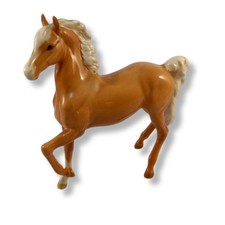 Beswick Prancing Palomino Dun Stallion Horse Figurine Gloss 7in