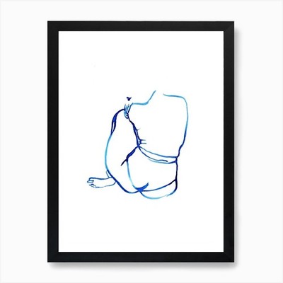 Aina Line Kunstdruck gerahmt Wandbild Poster Leinwanddruck Bild