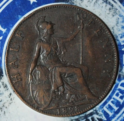 1898 Victoria Half Penny — photo from another recent sale