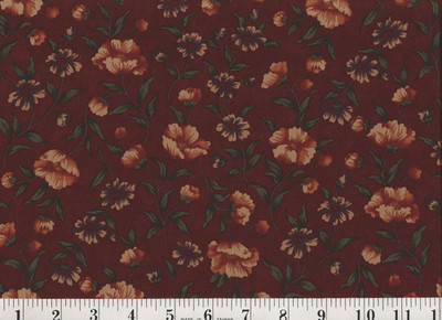 Kansas Troubles Fabric Sandhill Plums 18'' x 22'' Fat Quarter Quilt Shop Quality