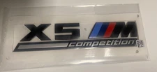 New Genuine BMW F95 X5 M Competition Black Rear Trunk Emblem Badge 51148096408