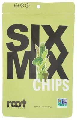 Root Sixmix Vegetable Variety Chips 2.5 Oz Snack
