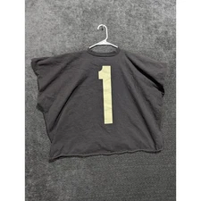 Fear of God Essentials Number 1 Graphic T Shirt Oversized Dark Grey M