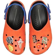 Crocs Dragon Ball Z Classic Clog Goku Design w/ Exclusive Jibbitz Charms M8