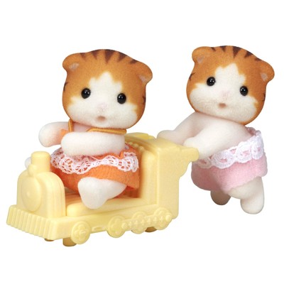 Sylvanian Families Doll Maple Cat Twins Ni-110