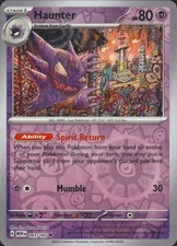Haunter 093/165 Reverse-Holo Scarlet & Violet 151 Mint Pokémon Card