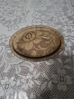 VTG PYREX England Brown Amber Glass Oval Baking Serving Casserole Dish 8" x 6"