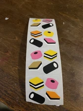 VINTAGE 80s Mrs. Grossman Stickers - LICORICE ALLSORTS (1984) Free Ship USA
