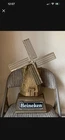 Vintage Heineken Windmill Sign - 3D Plastic Sign - Heineken Imported Beer