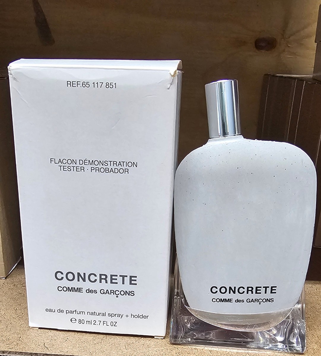COMME DES GARCONS CONCRETE 2.7 OZ/80 ML EDP SPRAY NEW TESTER BOX